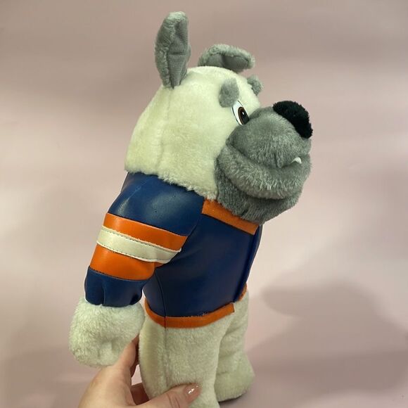 Vintage Denver Broncos souvenir 10" Bulldog Dog Plush Stadium 14” tall 1998 - Picture 2 of 9